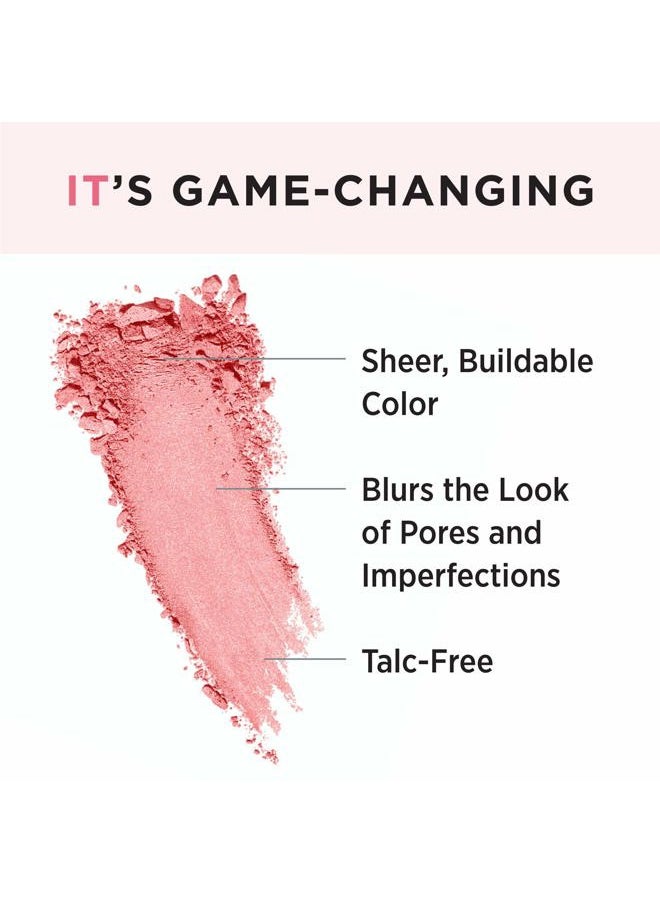 Bye Bye Pores Blush, Sweet Cheeks - Sheer, Buildable Color - Diffuses the Look of Pores & Imperfections - With Silk, Hydrolyzed Collagen, Peptides & Antioxidants - 0.192 oz