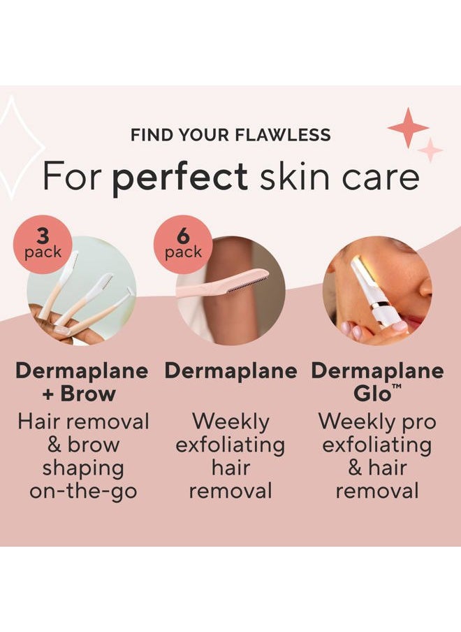 DermaPlane Travel Pack Facial Exfoliator & Hair Remover
