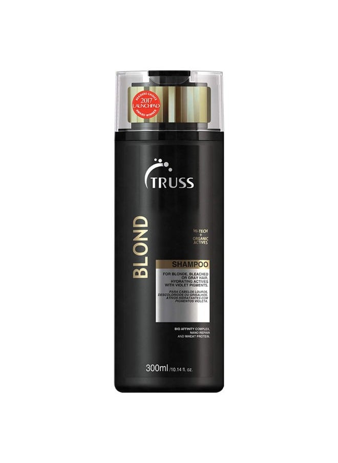 Blond Shampoo - Toning & Color Protect Shampoo with Frizz Control - Violet Pigmented Blonde Shampoo that Controls Brassy and Yellow + Orange Tones in Bleached, Highlighted & Gray Hair (300 ml)
