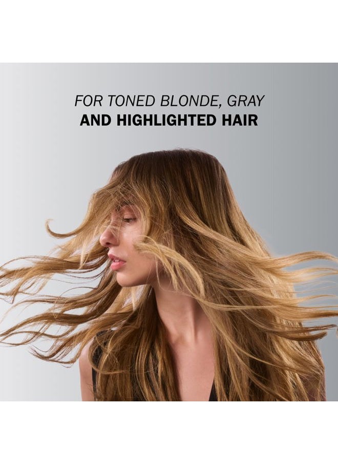 Blond Shampoo - Toning & Color Protect Shampoo with Frizz Control - Violet Pigmented Blonde Shampoo that Controls Brassy and Yellow + Orange Tones in Bleached, Highlighted & Gray Hair (300 ml)