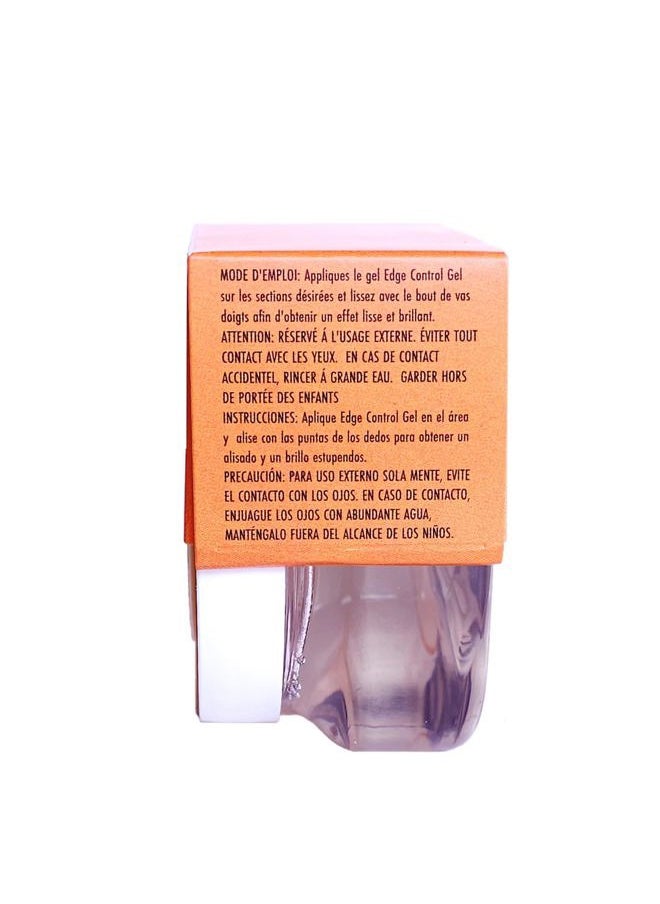 Jamaican Black Castor Oil Edge Control Gel 3.5oz, Adds Moisture & Shine to Hair, Conditioning Extra Hold Control, Smoother & Clear Styling Edge and Frizz Tamer