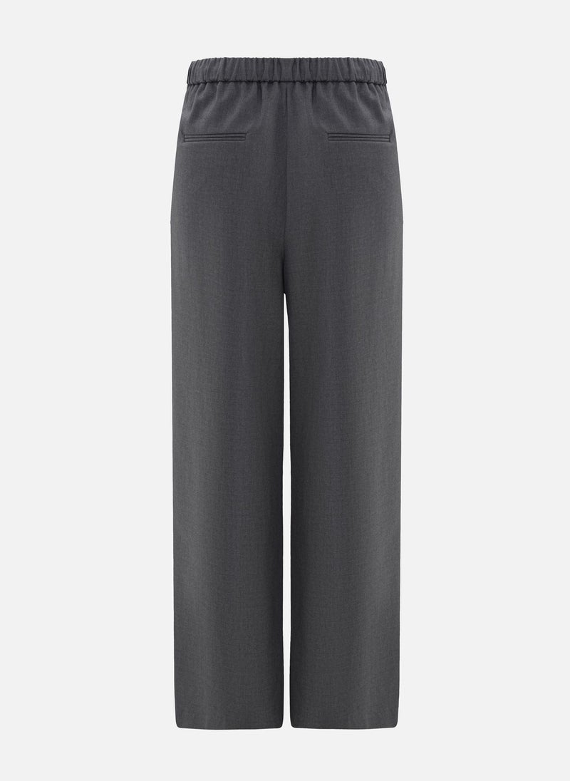 Palazzo trousers with pleats and matching ties