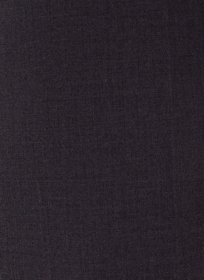 Straight suiting trousers with eco-leather belt
