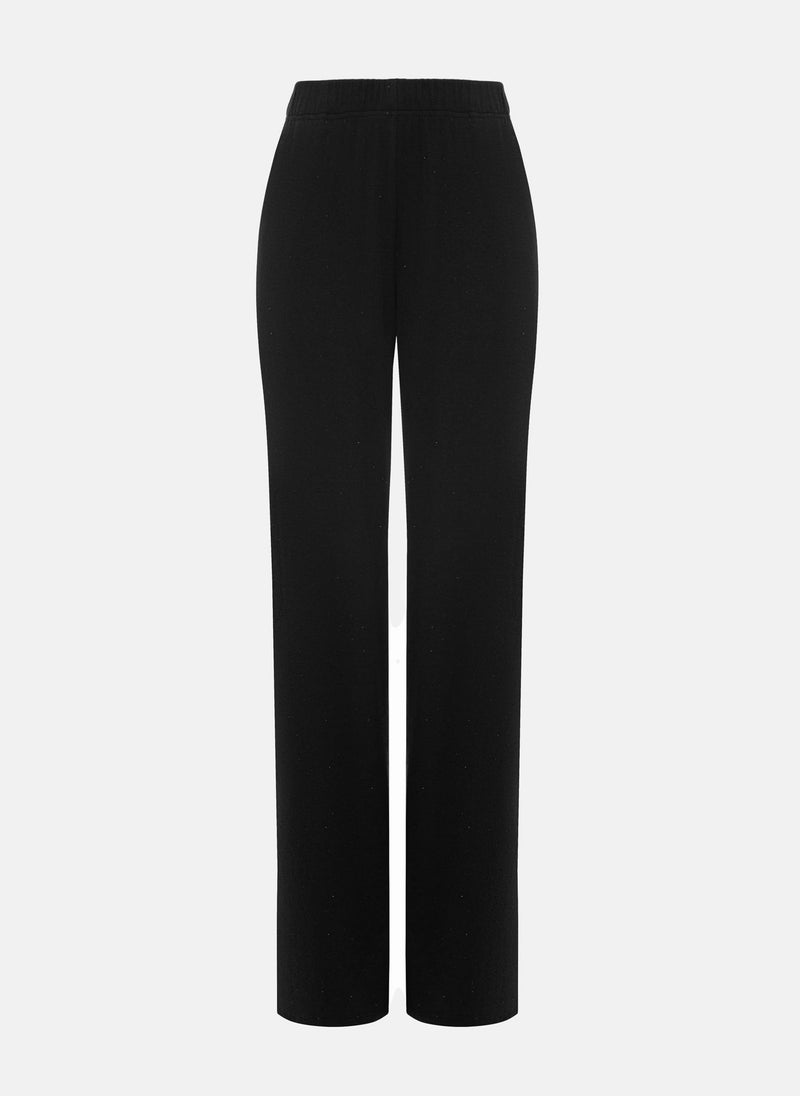 Rhinestone jersey trousers