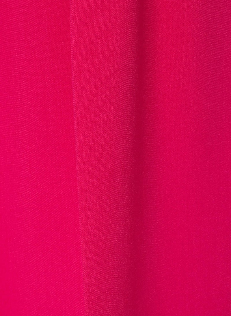 Pleated palazzo pants with creases