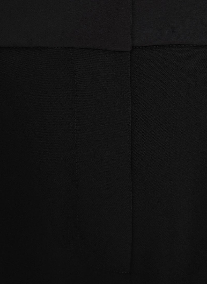 Lightweight palazzo trousers with side seam decoration