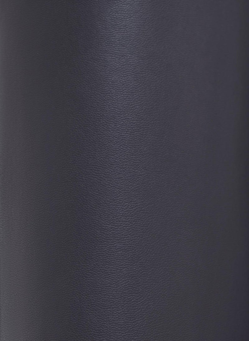 Straight-leg vegan-leather pants