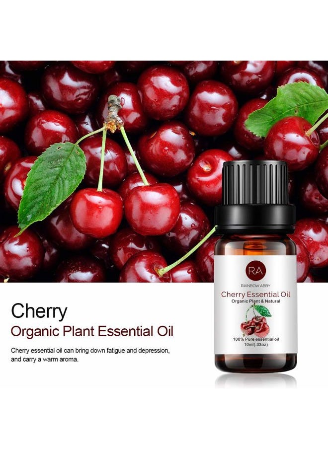 6-Pack Cherry Essential Oil, 100% Pure Organic Natural Aroma Cherry Oil for Diffuser (6X10ml)