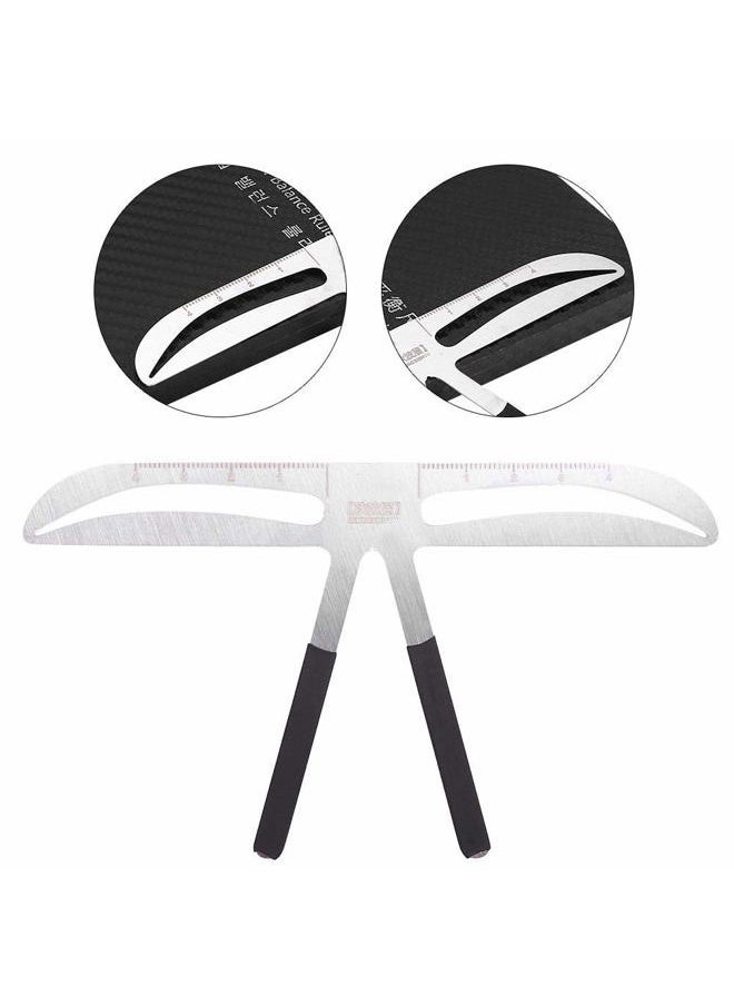 Eyebrow , 4 Types Of Permanent Eyebrow Ruler Eyebrow Measure Balance Extension Ruler Eyebrow Shape Eyebrow Makeup Tool(#4)