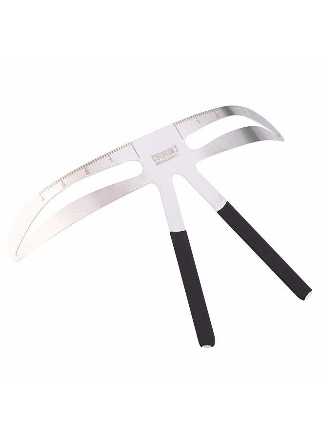 Eyebrow , 4 Types Of Permanent Eyebrow Ruler Eyebrow Measure Balance Extension Ruler Eyebrow Shape Eyebrow Makeup Tool(#4)