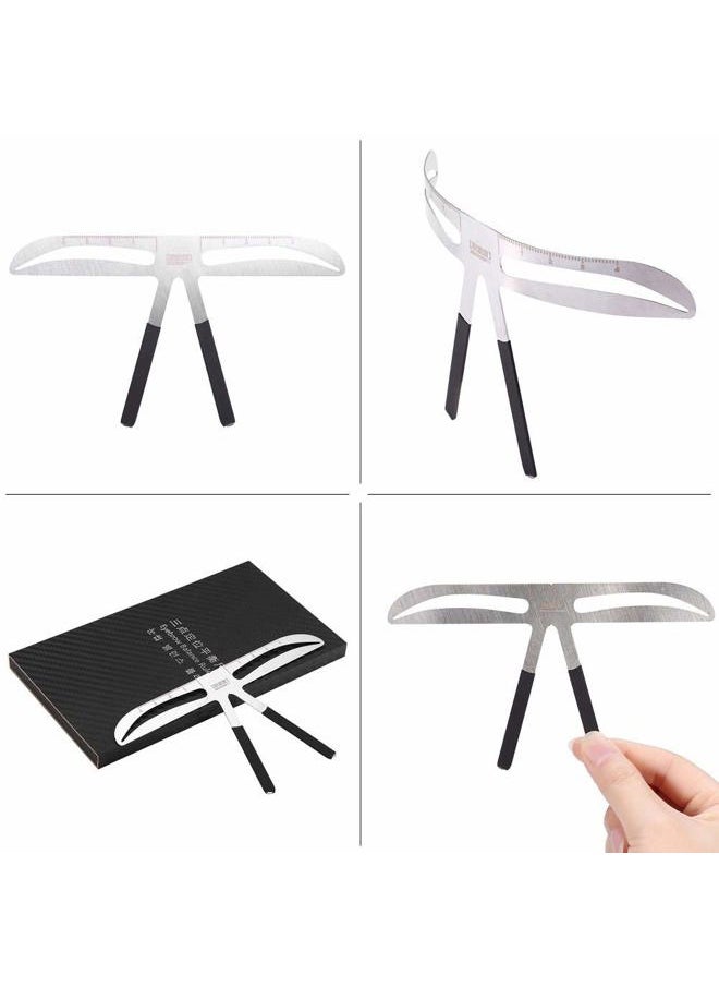 Eyebrow , 4 Types Of Permanent Eyebrow Ruler Eyebrow Measure Balance Extension Ruler Eyebrow Shape Eyebrow Makeup Tool(#4)
