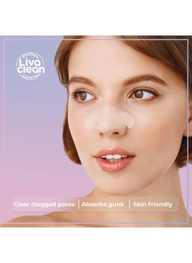 48 CT 24 Hydrocolloid Nose Strips & 24 Pimple Patches, Overnight Zits Pore Strip, Hydrocolloid Patches for Oil Face, Large Nose Pimple Patch