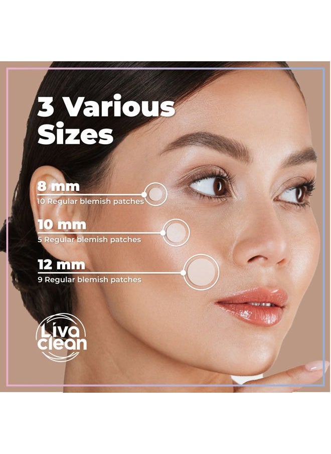 48 CT 24 Hydrocolloid Nose Strips & 24 Pimple Patches, Overnight Zits Pore Strip, Hydrocolloid Patches for Oil Face, Large Nose Pimple Patch