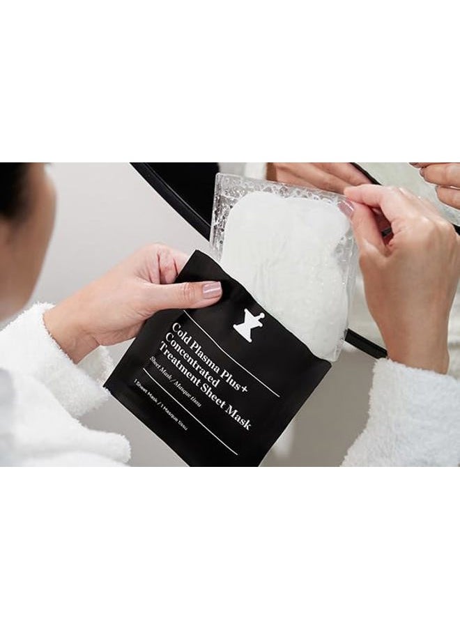 Cold Plasma Plus+ Concentrated Treatment Sheet Mask, 6 ct.