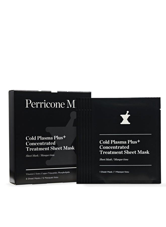 Cold Plasma Plus+ Concentrated Treatment Sheet Mask, 6 ct.