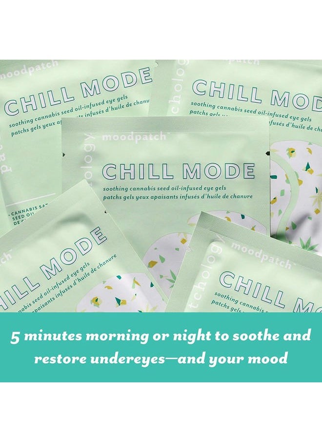 Chill Mode Hydrating Under Eye Patches - Under Eye Mask For Dark Circles and Puffy Eyes Care, Treatment & Moisturizer - Eye Bags, Puffiness & Wrinkles Reducer (5 Pairs)