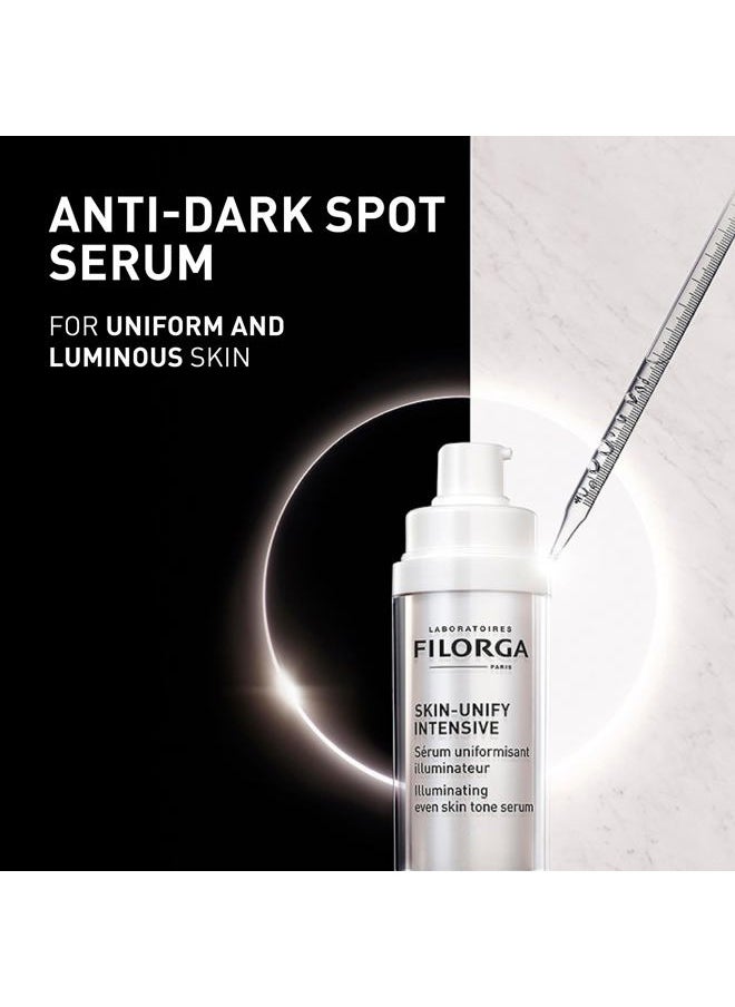 Skin-Unify Intensive Face Serum, Anti-Dark Spot Serum with Hyaluronic Acid, Vitamin C, Glabridin, and Algae Extract to Reduce Intensity and Surface Area of Dark Spots, 1.01 fl. oz.