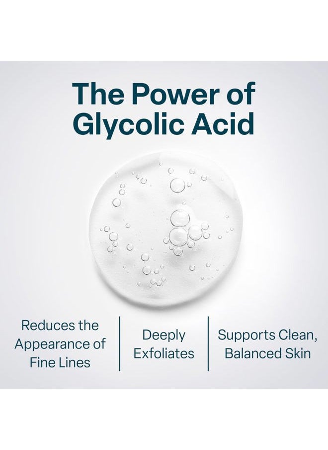 Glycolic Acid 20% Resurfacing Pads for Face & Body with Vitamins B5, C & E, Green Tea, Calendula, Allantoin - Exfoliates Surface Skin and Reduces Appearance of Fine Lines and Wrinkles - Peel Pads