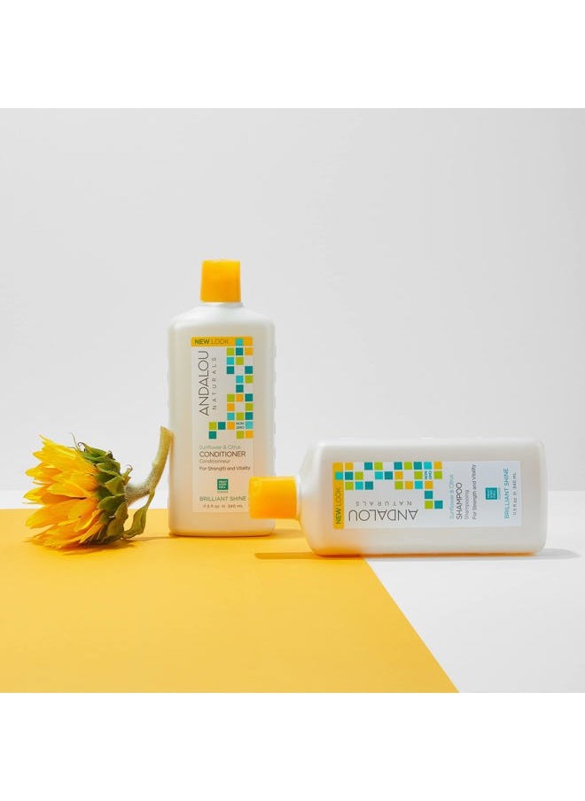 Sunflower and Citrus Brilliant Shine Conditioner, 11.5 Ounce