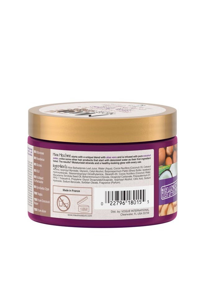 Heal & Hydrate + Shea Butter Hair Mask & Leave-In Conditioner Treatment to Deeply Nourish Curls & Help Repair Split Ends, Vegan, Silicone, Paraben & Sulfate-Free, 12 Ounce