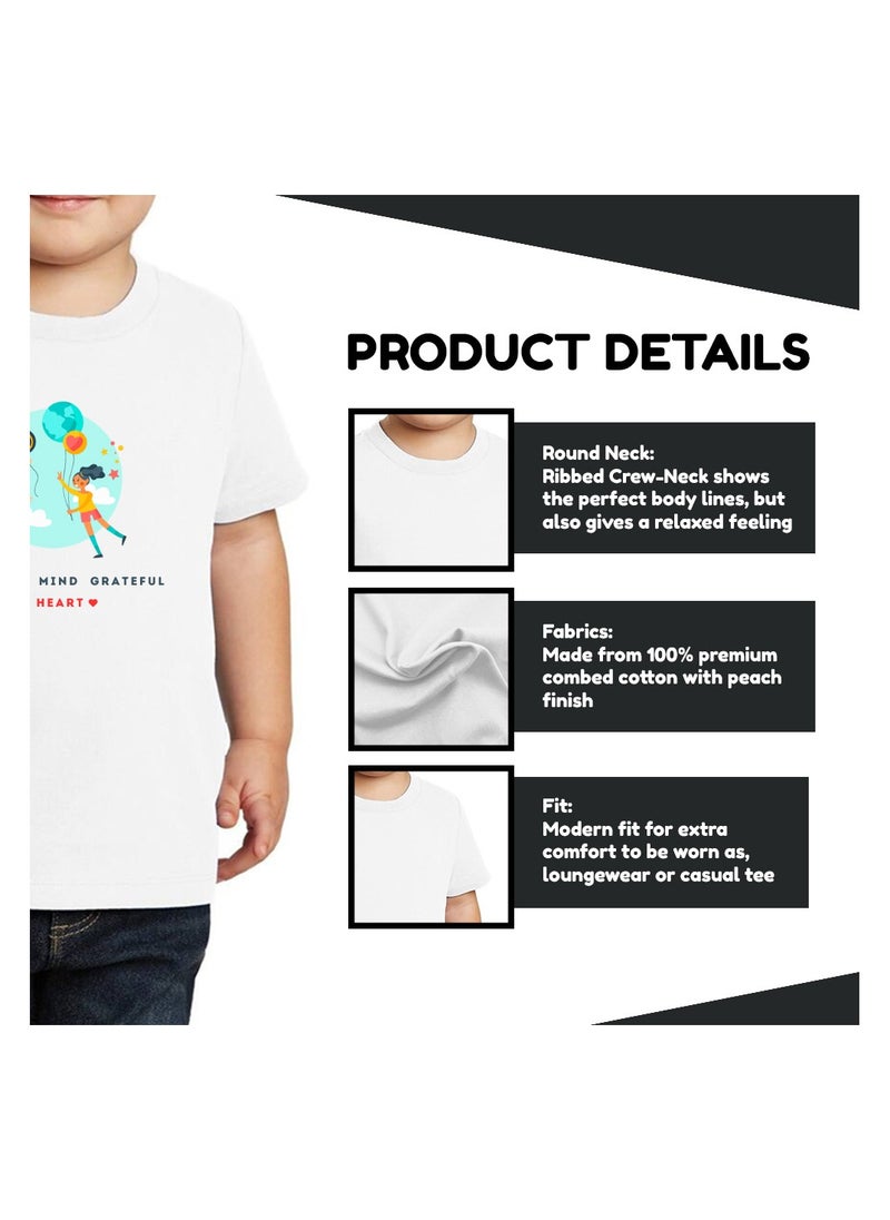 Peace Love Boy's T-Shirt–100% Cotton Half Sleeve Round Neck|Soft&Breathable Fabric|Casual Wear For Everyday|Gift For Occasions&Events