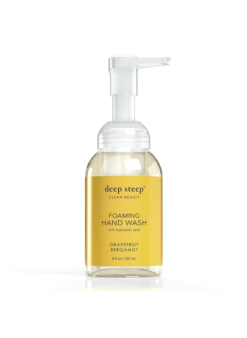 Deep Steep Foaming Hand Wash 8oz Grapefruit Bergamot