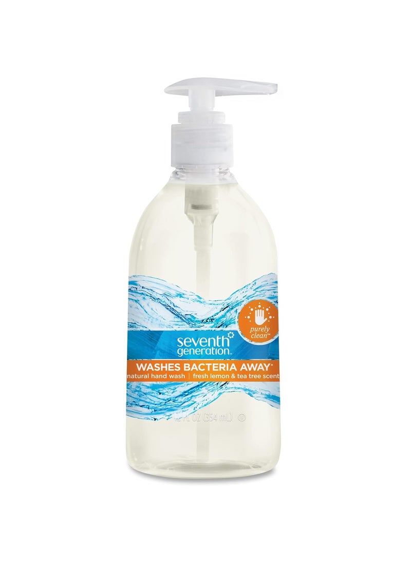 Seventh Generation Purely Clean Hand Wash Fresh Lemon and Tea Tree 12 Ounce