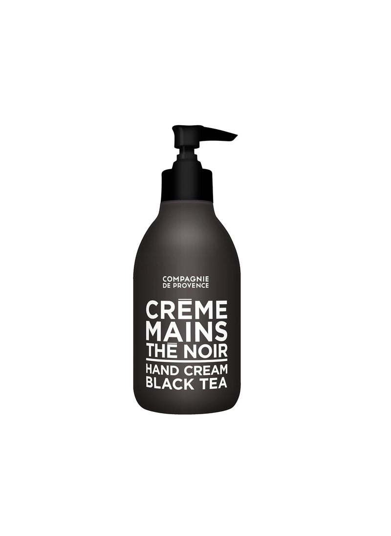 Compagnie de Provence Luxury Hand Cream  Black Tea  10 Fl Oz Glass Pump Bottle
