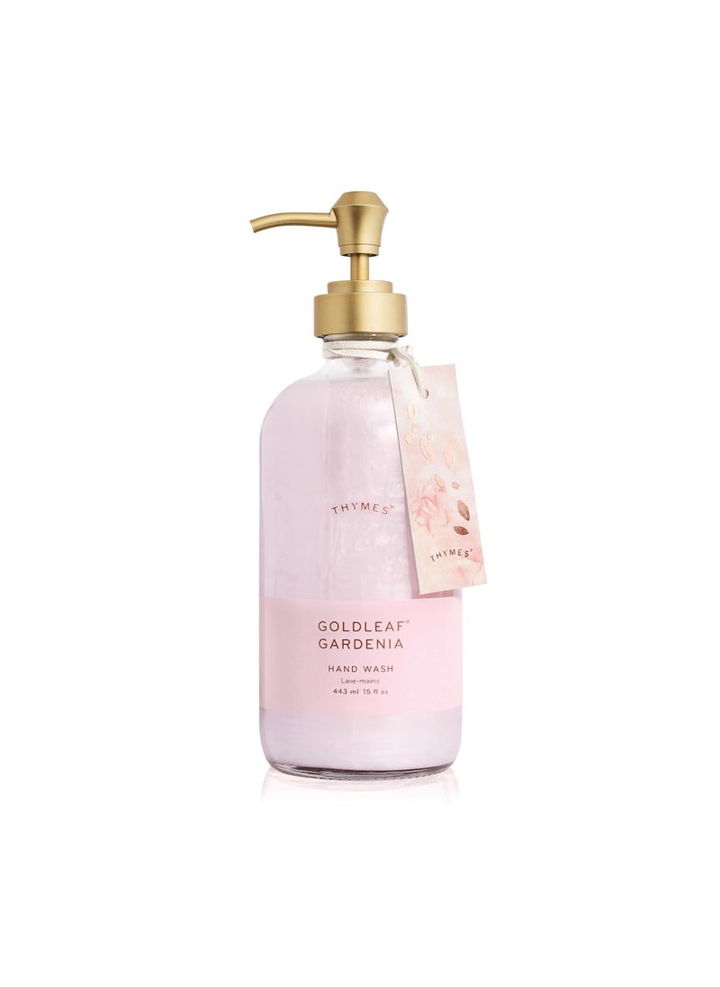 Thymes Large Hand Wash  Goldleaf Gardenia  15 Fl Oz