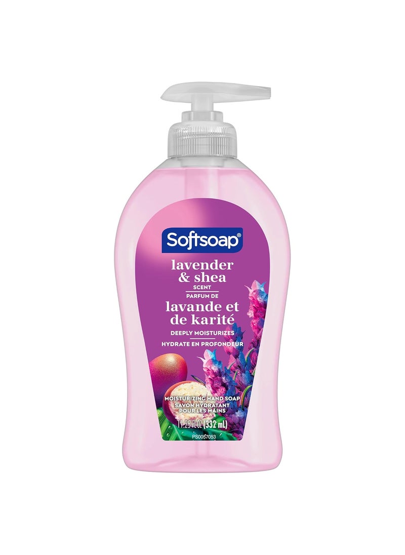 Softsoap Lavender  Shea Scent Liquid Hand Soap Moisturizing Liquid Hand Soap 1125 Ounce 6 Pack