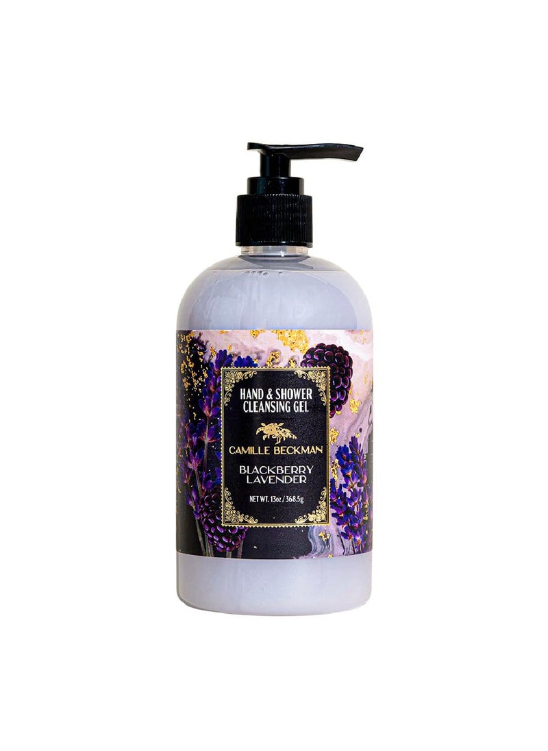 Camille Beckman Hand and Shower Cleansing Gel Blackberry Lavender 13 Ounce