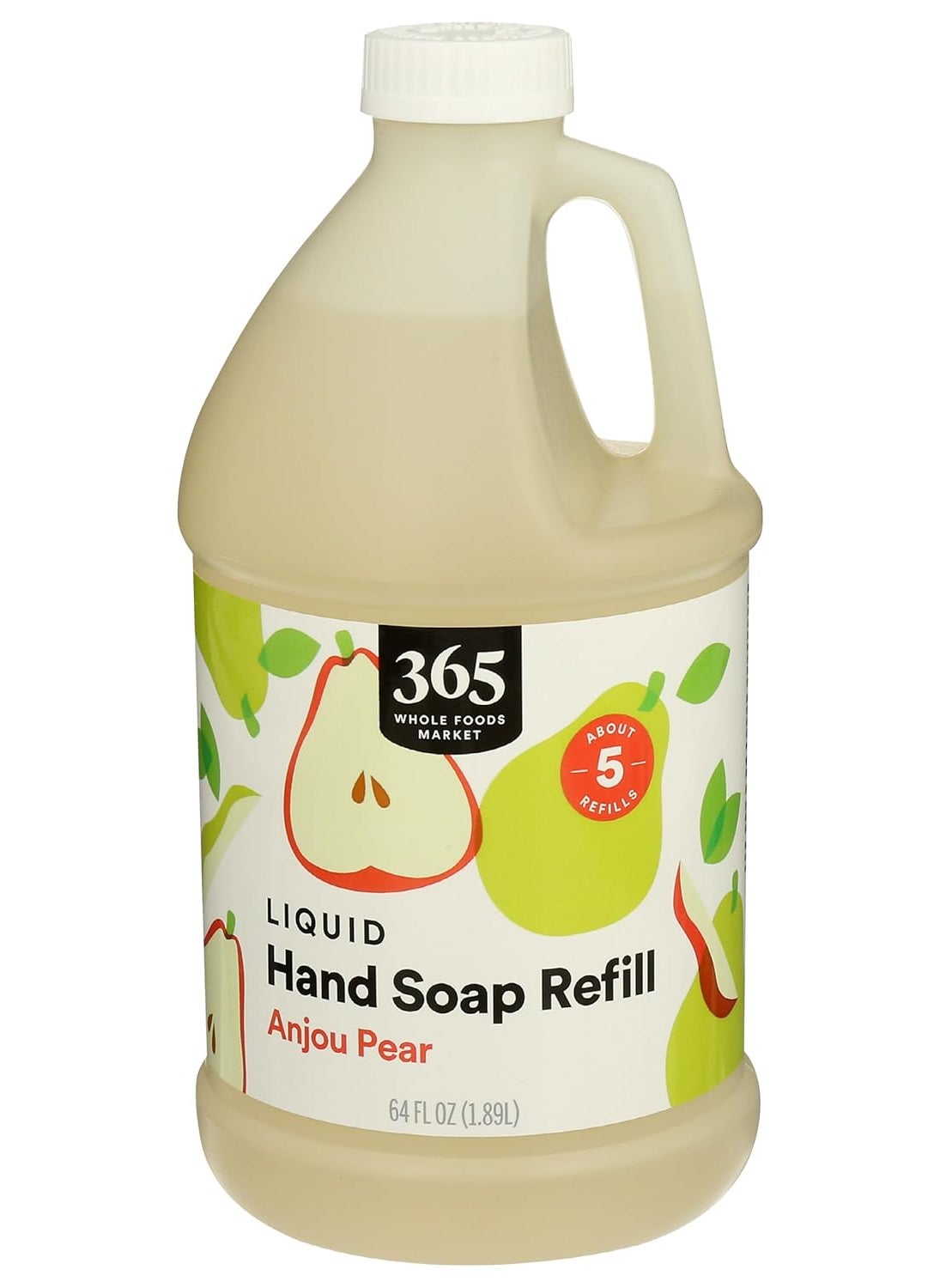 365 by Whole Foods Market Soap Liquid Hand Refill Anjou Pear 64 Ounce