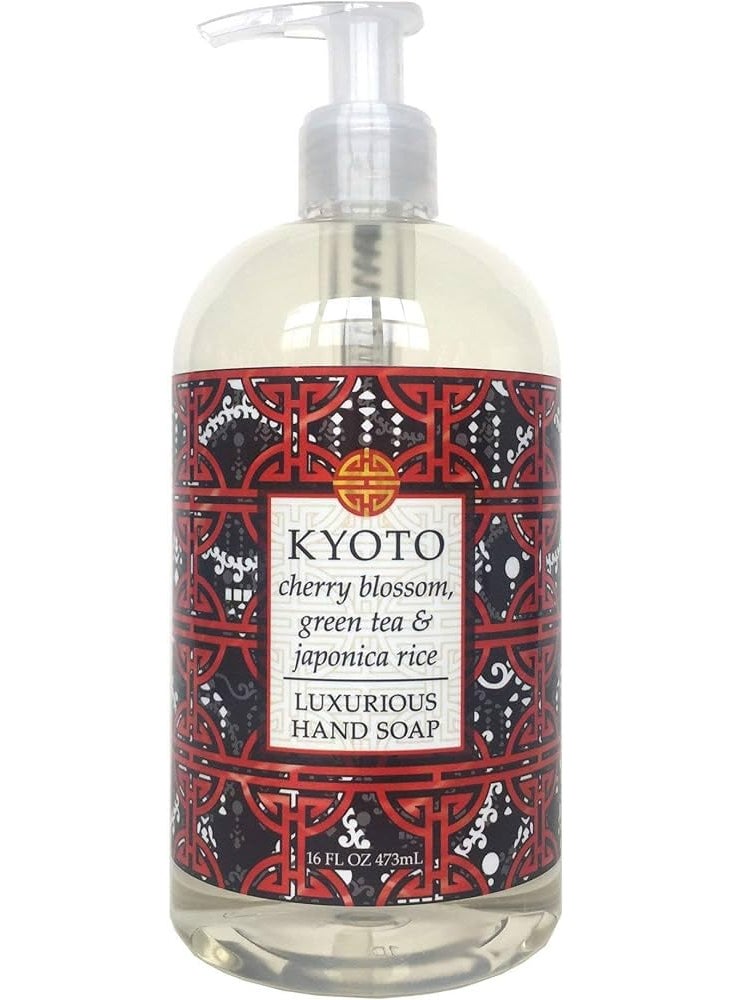 Greenwich Bay Trading Co Scented Liquid Hand Soap from the Destination Collection in Beautiful Packaging  16 Ounce Bottle Kyoto