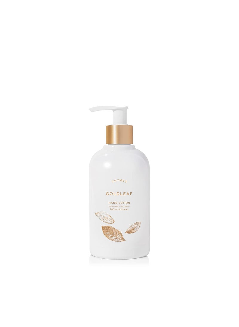 Thymes Hand Lotion Gold Pump  825 Fl Oz  Goldleaf