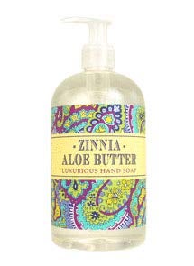 Greenwich Bay Trading Company Botanical Collection Zinnia Aloe Butter 16oz Hand Soap