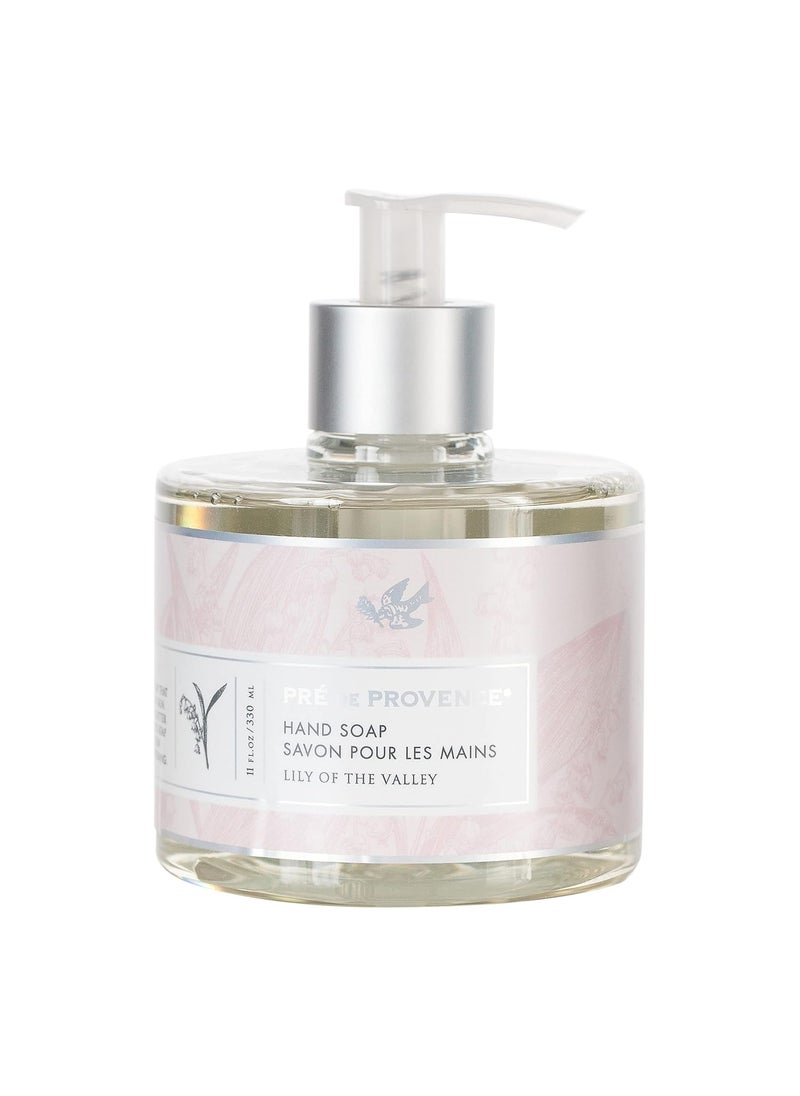 Pre de Provence Collection Liquid Hand Soap Sooths  Softens while Cleansing Enriched with Shea Butter Vitamin E  Glycerin Soft  Soothing 11 fl oz Lily of the Valley