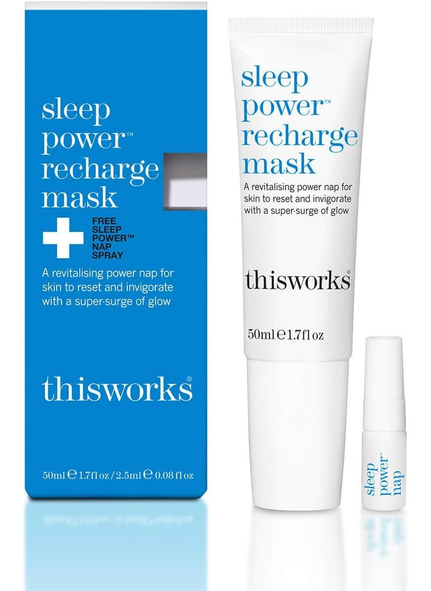 This Works Sleep Power Recharge Mask 50ml Plumping Treatment Unisex Skin Treatment Mask