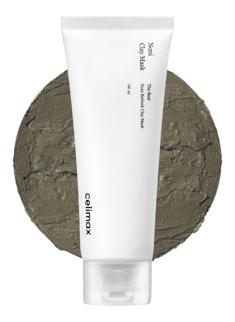 celimax The Real Noni Refresh Clay Mask  Clarifying Deep Pore Cleansing Hydrating Pore Minimizer For Oily Combination Skin Blackhead Korean Face Mask120g