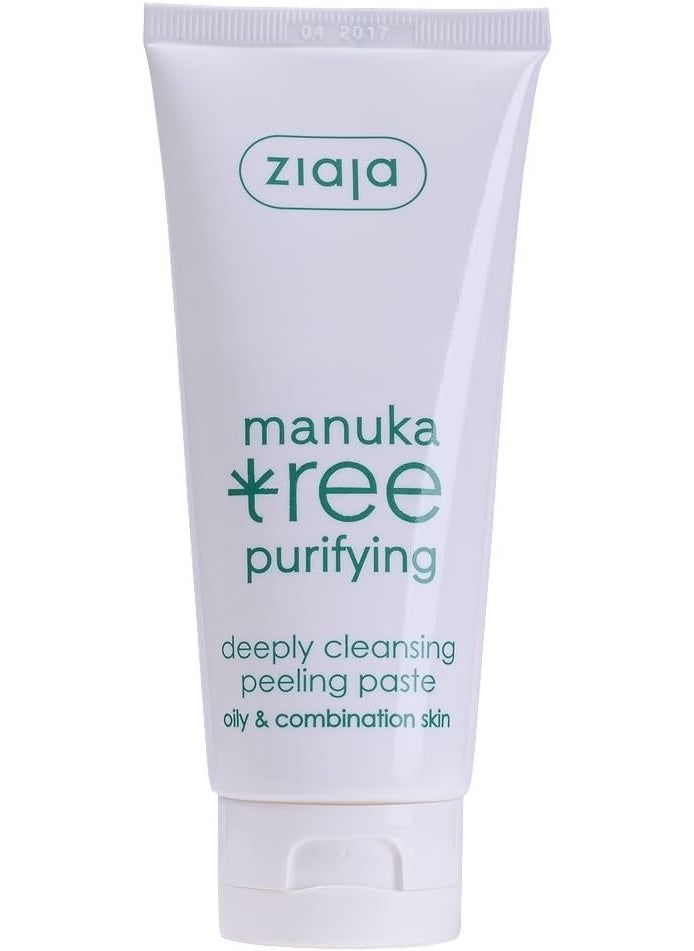 Ziaja Manuka Tree Facial Peeling Paste  Unclogs Pores Reduces Imperfections