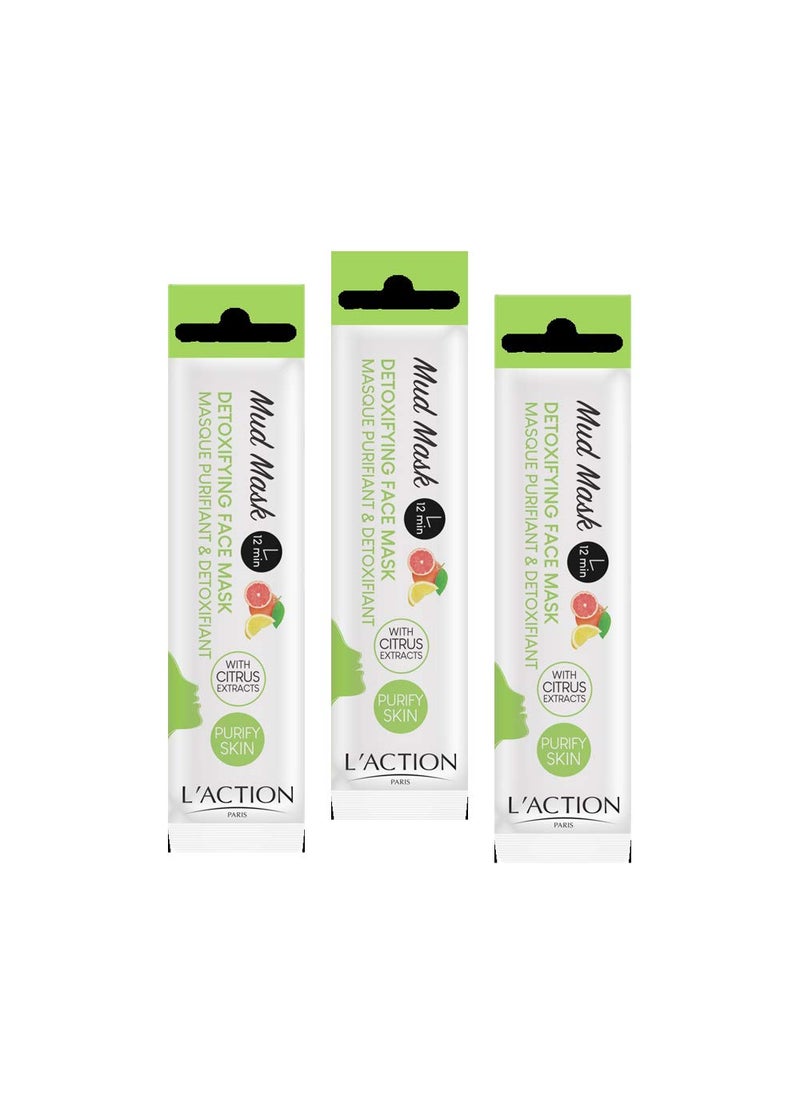 LAction Paris Detoxifying Face Mask  TRIO