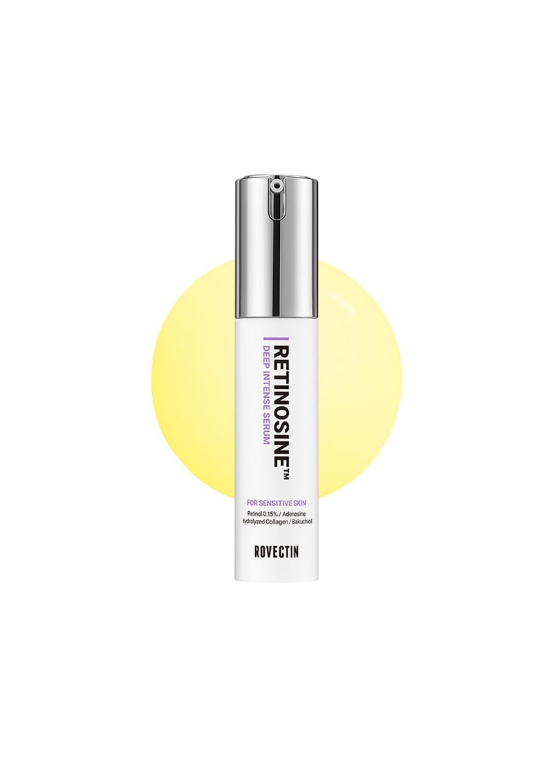 ROVECTIN Retinosine Deep Intense Serum  Retniol 015 Adenosine Hydrolyzed Collagen Bakuchiol  For sensitive skin Korean Skin Care  20ml