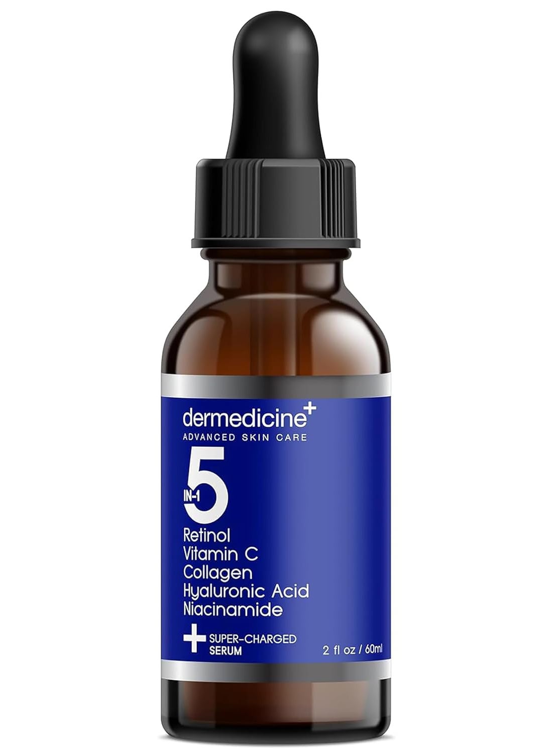 5 in 1 Potent Face Serum with Retinol Vitamin C Collagen Hyaluronic Acid Niacinamide  May Help Improve Appearance of Fine Lines and Reduce Appearance of Dark Spots  2 fl oz  60 ml