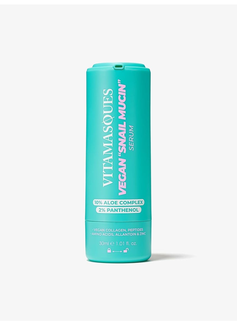 Vitamasques Vegan Snail Mucin Serum Moisturizer With Aloe Vera Complex Korean Skin Care 101 fl oz