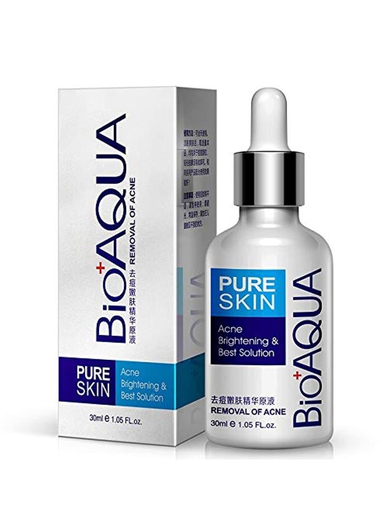BIOAQUA Face Acne Treatment Scar Removal Spots Pimples Moisturizing Essential Oil 30ml