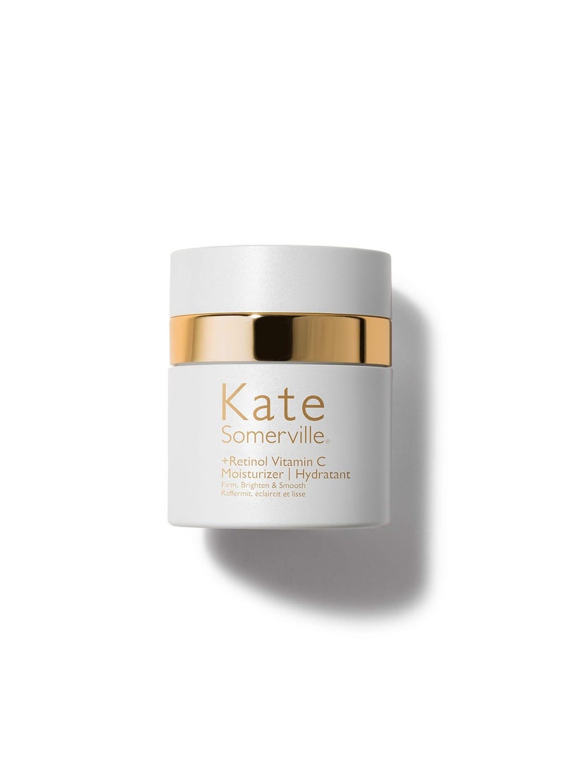 Kate Somerville Retinol Vitamin C Moisturizer  AntiAging Overnight Face Cream Brightens Firms and Smooth Skin 17 Fl Oz