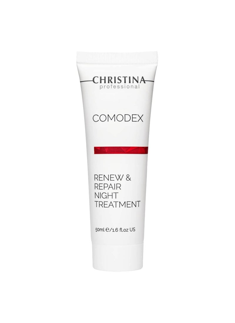 CHRISTINA Comodex Renew  Repair Night Cream with Retinol and Salicylic Acid  Moisturize Tighten and Cleanse your Skin  Suitable Oily And Combination Skin 50ml