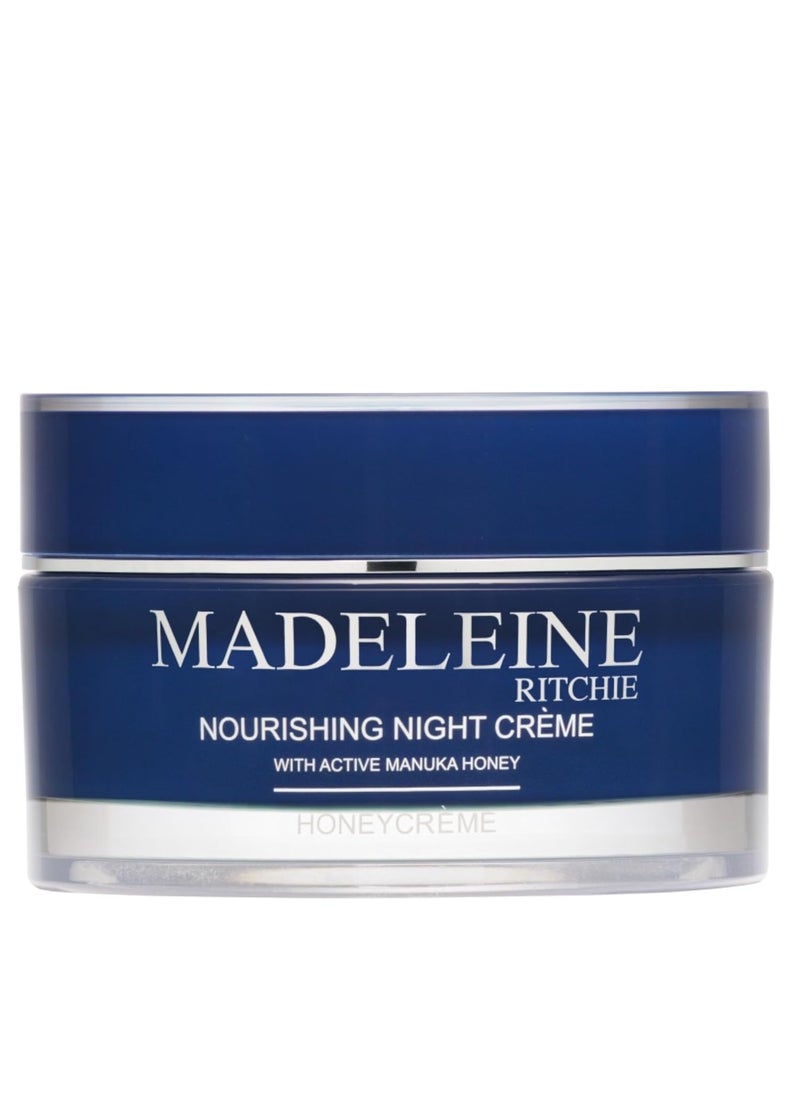 MADELEINE RITCHIE New Zealand HoneyCreme Nourishing Night Creme with Active Manuka Honey 34 floz AntiAging Night Firming Cream  Face Moisturizer
