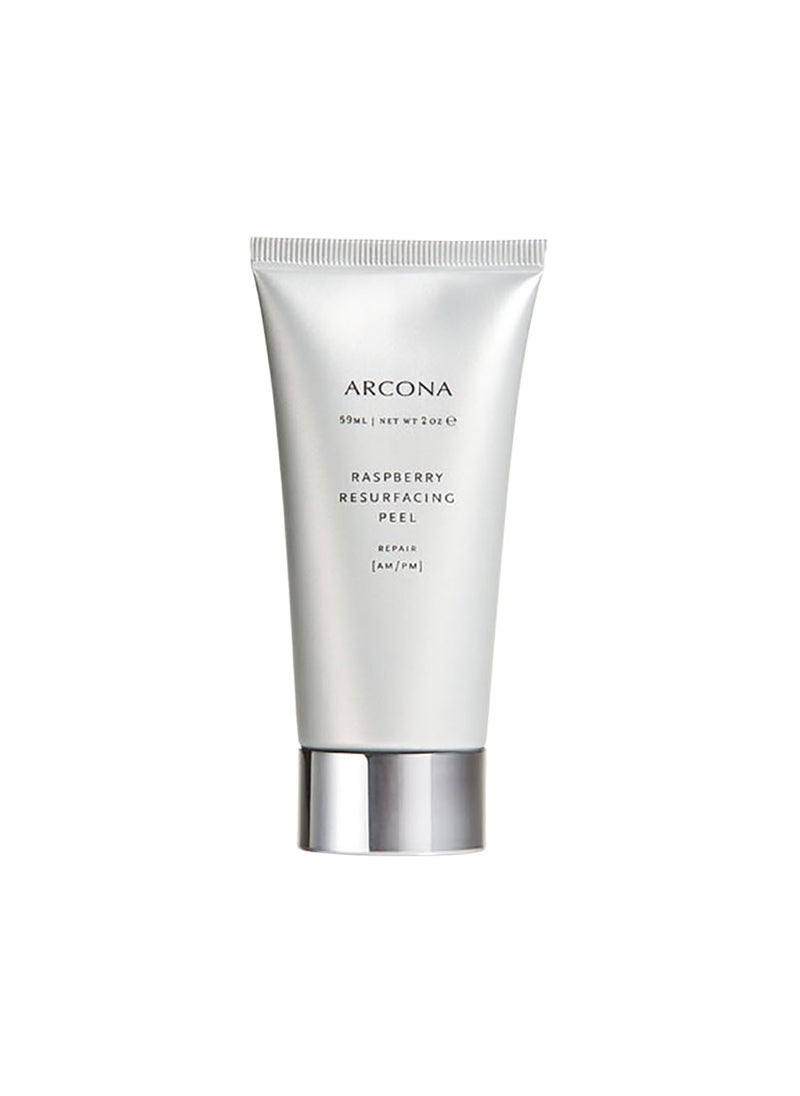 ARCONA Raspberry Resurfacing Peel  Mango Lactic Acid Cranberry Raspberry Mandelic Acid  Exfoliates Brightens Decongests  Firms Skin  2 oz Made In The USA