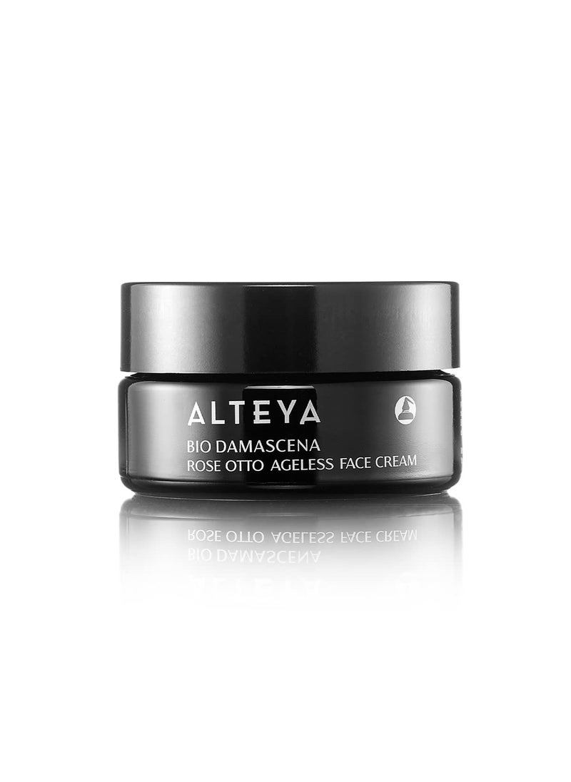 Alteya Organics Face Cream Certified Organic Skin Care 17 Fl Oz50 mL Bio Damascena AwardWinning Ageless Rose Otto Face Moisturizer With Organic Bulgarian Rose Oil