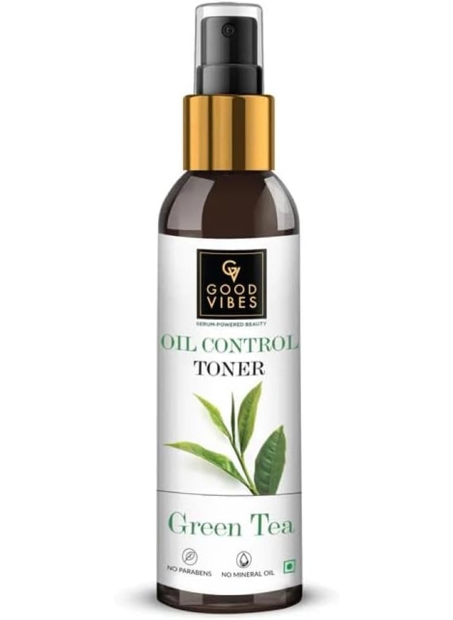 Good Vibes Oil Control Face Toner with Green Tea  Cleanses Dirt  Impurities  Tightens Pores  Soothing  Hydrating Facial Mist  406 Fl Oz120ml